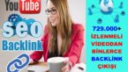 YOUTUBE Üzerinden 749.000 İzlenmeli Videodan Backlink Çalışması (ŞUAN HİZMET VERMİYORUZ)